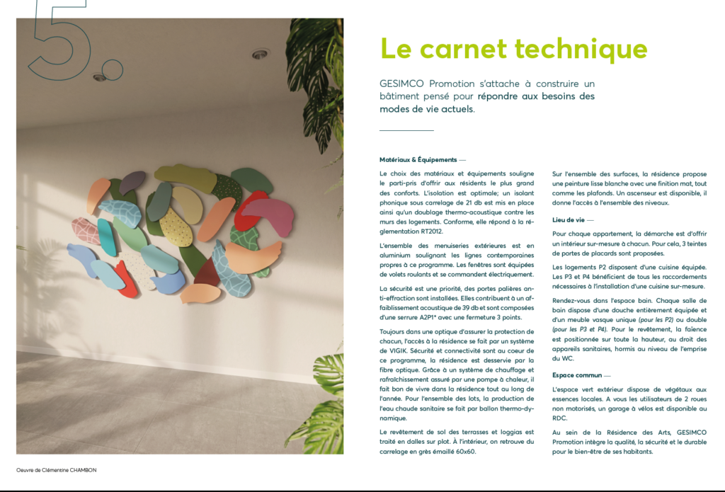 Plaquette Le Carnet Technique