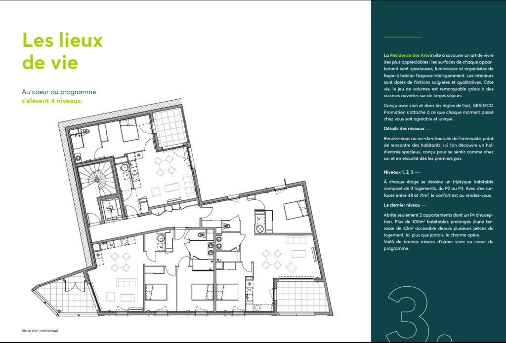 Plaquette Les lieux de vie